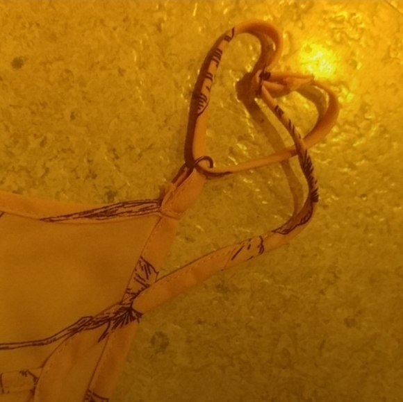 Forever 21 3X Yellow & Black Floral Design Dress - Picture 5 of 10